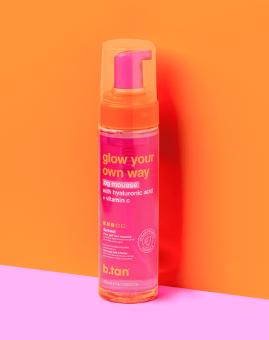 glow your own way - og mousse b.tan