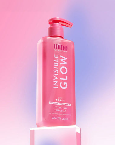 Invisible Glow Dark Hydrating Tan Gelly MineTan Body Skin