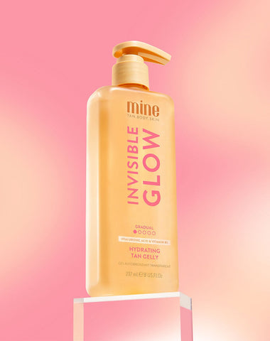 Invisible Glow Gradual Hydrating Tan Gelly MineTan Body Skin