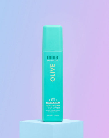Olive Self Tan Foam MineTan Body Skin