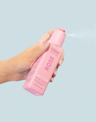 Rose Illuminating Facial Tan Mist MineTan Body Skin