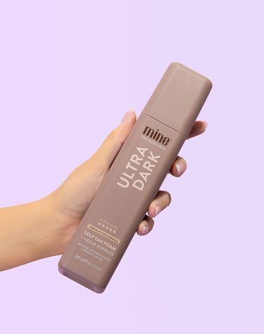 Ultra Dark Self Tan Foam MineTan Body Skin