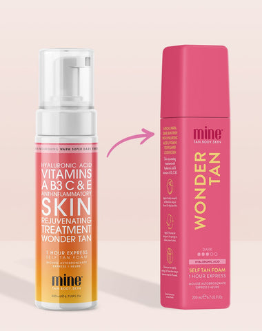 Wonder Tan Self Tan Foam MineTan Body Skin