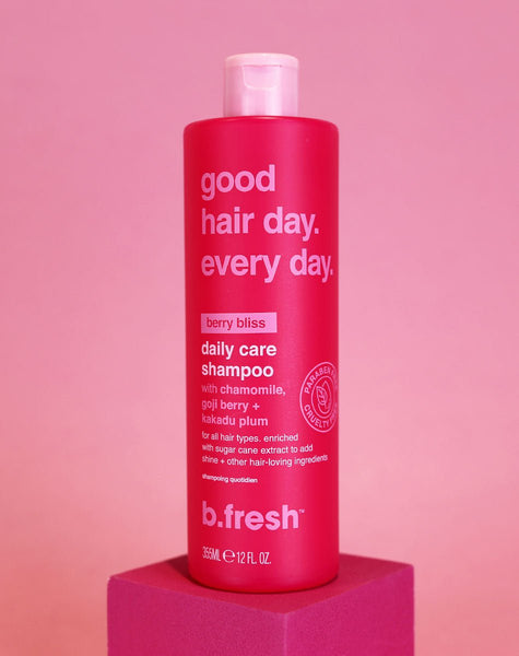 good hair day. every day. shampoo b.fresh