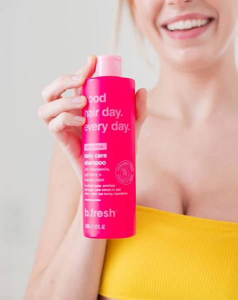 good hair day. every day. shampoo b.fresh