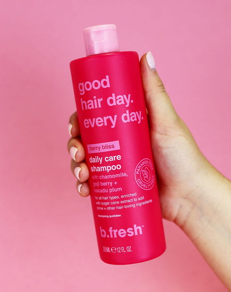 good hair day. every day. shampoo b.fresh