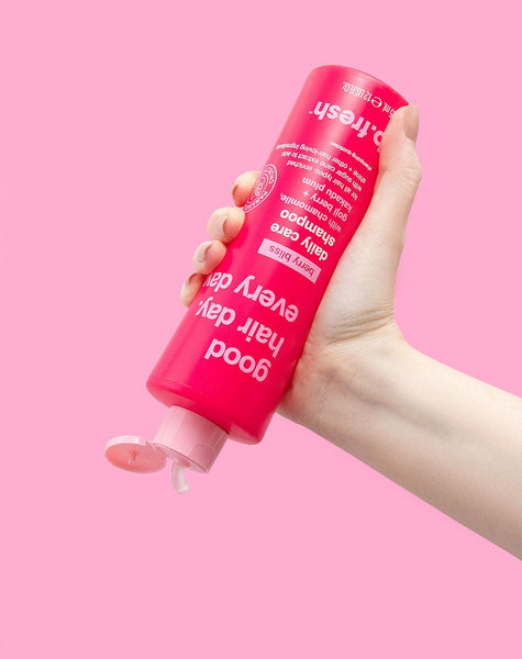 good hair day. every day. shampoo b.fresh