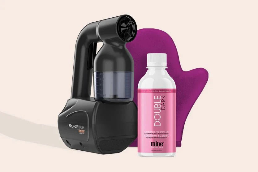 Bronze Babe Home Spray Tan Kit MineTan Body Skin