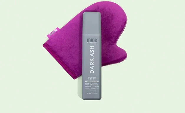 Dark Ash Self Tan Foam MineTan Body Skin