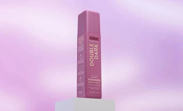 Double Dark Self Tan Foam MineTan Body Skin