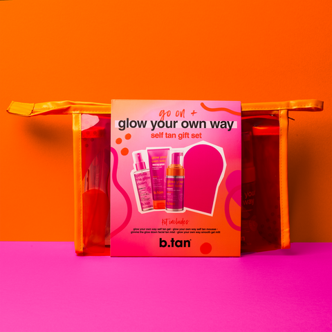 glow your own way - self tan gift set