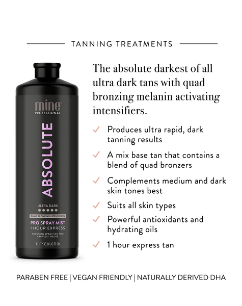 Absolute Pro Spray Mist MineTan Body Skin