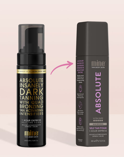 Absolute Self Tan Foam MineTan Body Skin