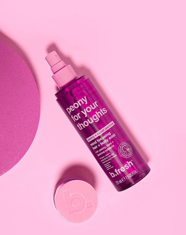 peony for your thoughts mind focusing hair + body mist