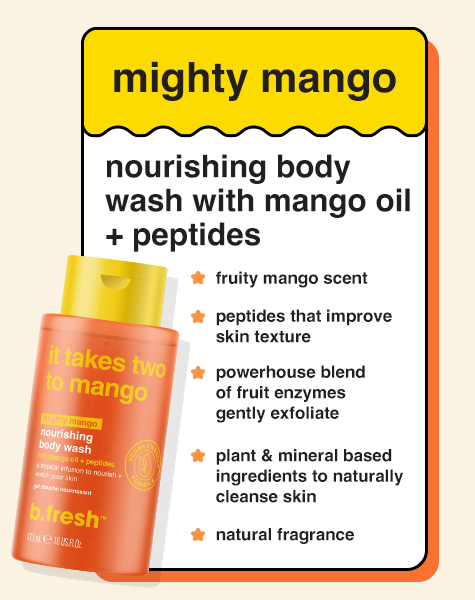 it takes two to mango nourishing body wash