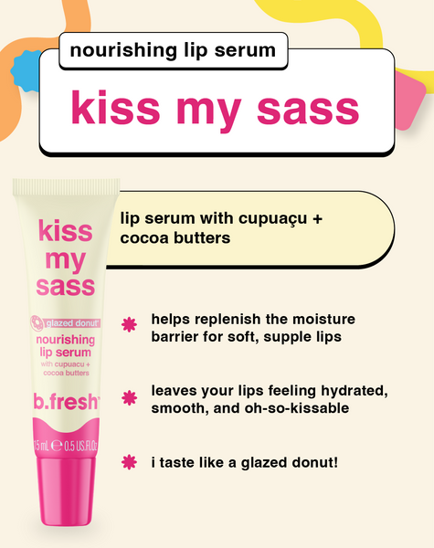 kiss my sass nourishing lip serum