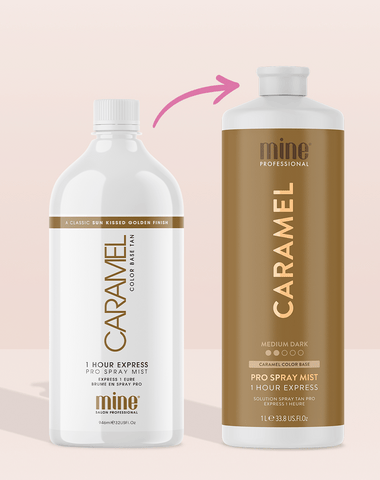 Caramel Pro Spray Mist MineTan Body Skin