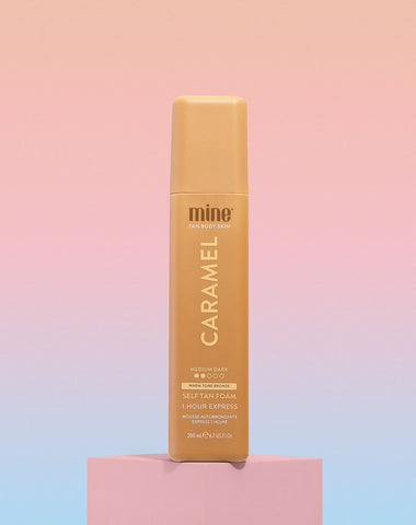 Caramel Self Tan Foam MineTan Body Skin