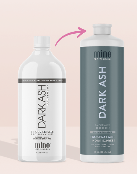 Dark Ash Pro Spray Mist MineTan Body Skin