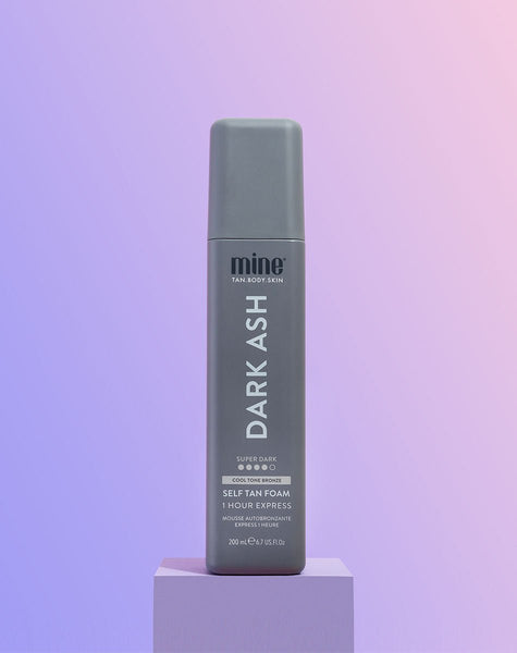Dark Ash Self Tan Foam MineTan Body Skin