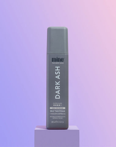 Dark Ash Self Tan Foam MineTan Body Skin