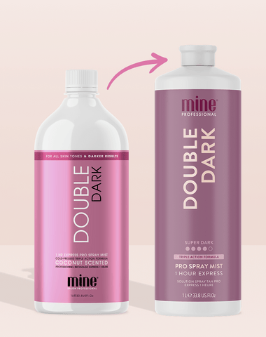 Double Dark Pro Spray Mist MineTan Body Skin