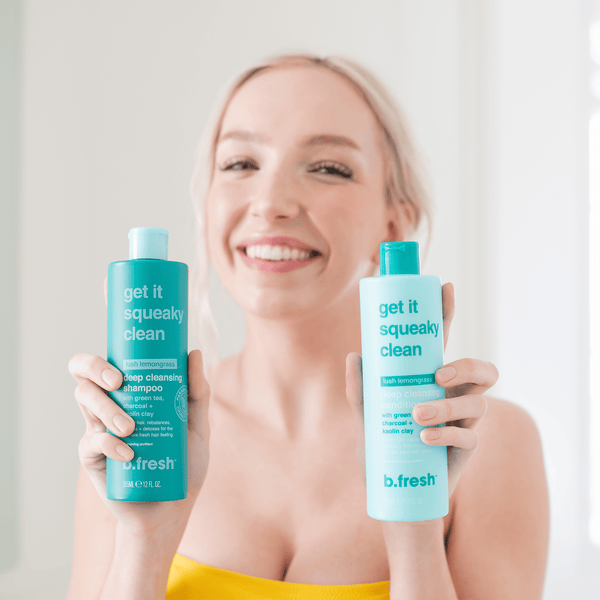 get it squeaky clean shampoo b.fresh
