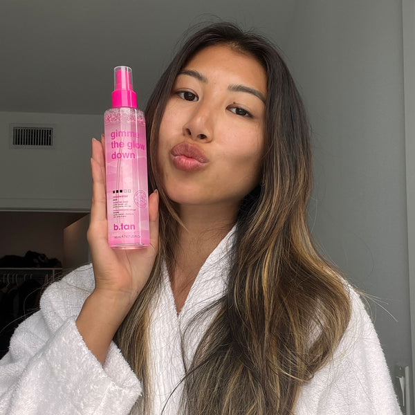 gimme the glow down b.tan