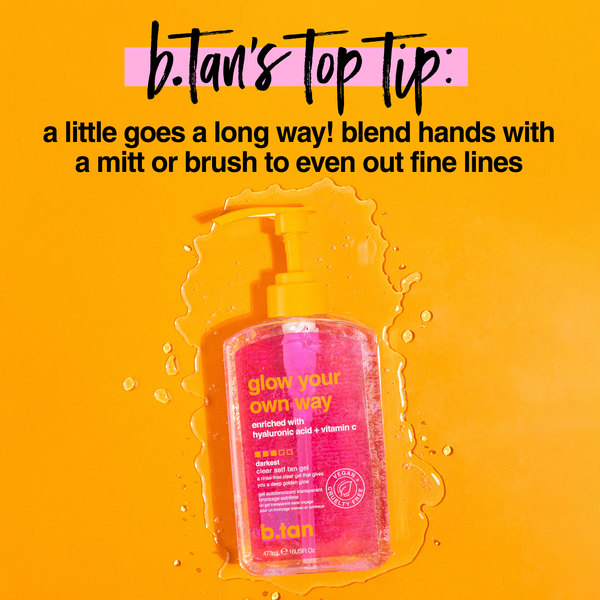 glow your own way b.tan