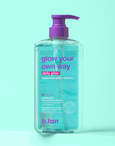 glow your own way daily glow - gradual self tan gel b.tan