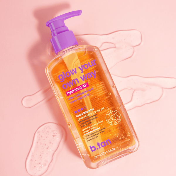 glow your own way hydrated AF b.tan