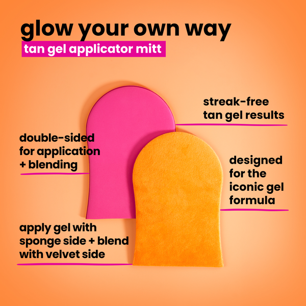 glow your own way self tan applicator mitt b.tan