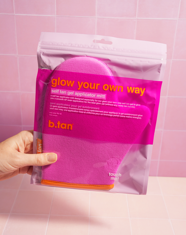 glow your own way self tan applicator mitt b.tan