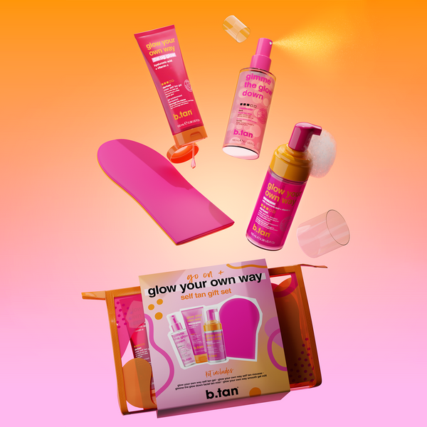 glow your own way - self tan gift set b.tan