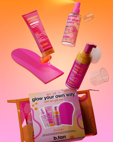 glow your own way - self tan gift set b.tan