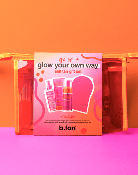 glow your own way - self tan gift set b.tan