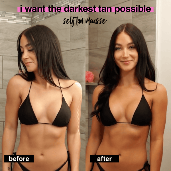 i want the darkest tan possible b.tan