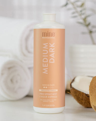 Medium Dark Pro Spray Mist MineTan Body Skin