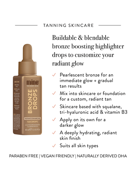Radiance Enhancing Bronze Drops MineTan Body Skin