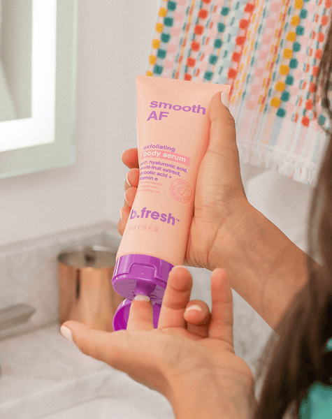 smooth AF exfoliating body serum b.fresh