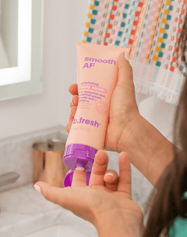 smooth AF exfoliating body serum b.fresh