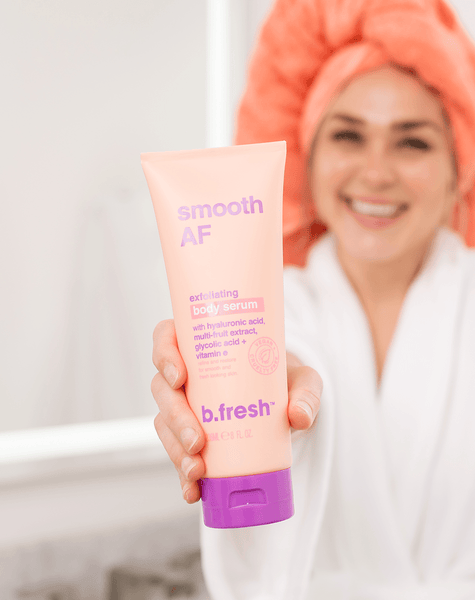smooth AF exfoliating body serum b.fresh