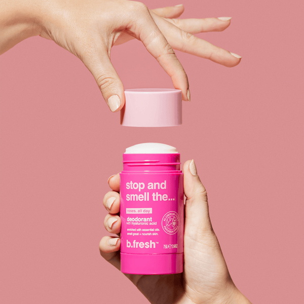 stop and smell the... roses b.fresh