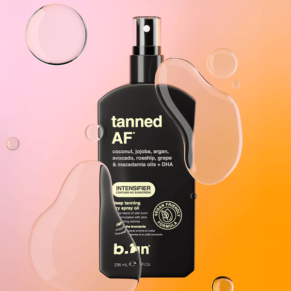tanned AF® tanning oil b.tan