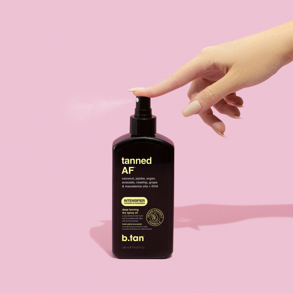 tanned AF® tanning oil b.tan