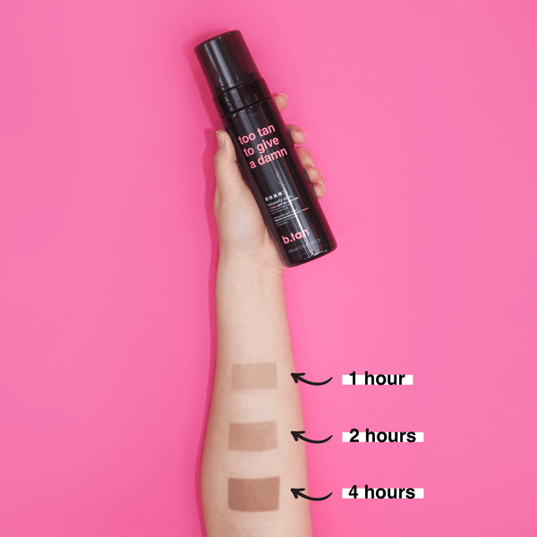 too tan to give a damn b.tan