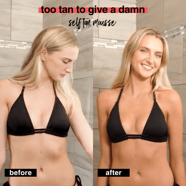 too tan to give a damn b.tan