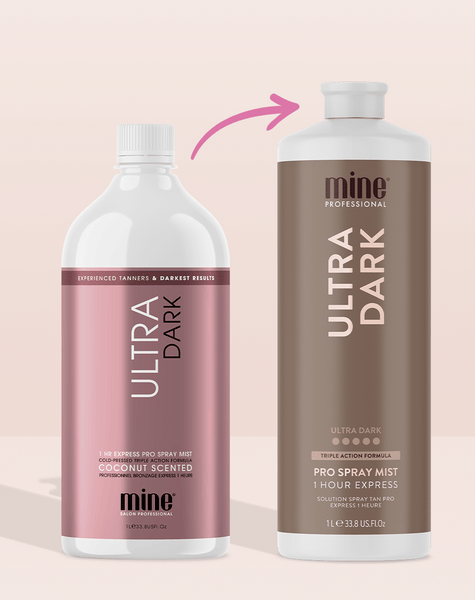 Ultra Dark Pro Spray Mist MineTan Body Skin