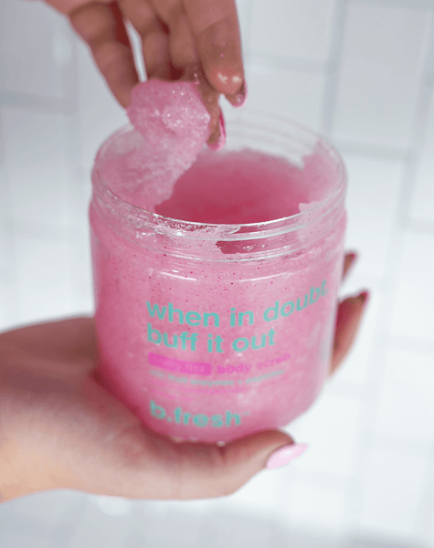 when in doubt, buff it out body scrub b.fresh