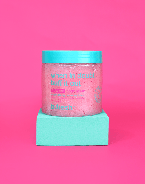 when in doubt, buff it out body scrub b.fresh